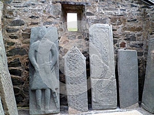 Ancient Carved Scottish Tombstones photo