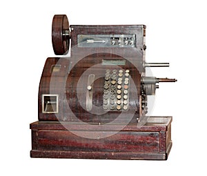 Ancient cash register