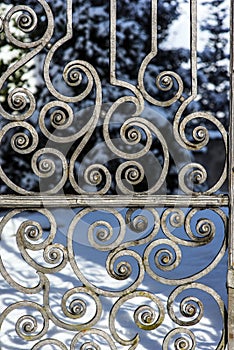 Ancient Cast Iron Gate