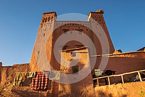 Ancient castle in Ait Benhaddou, Morocco