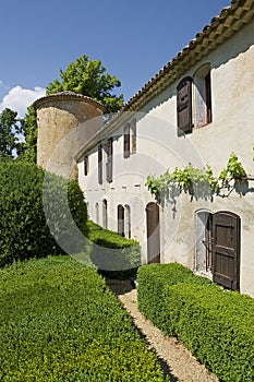 The ancient castle Allemagne in South France