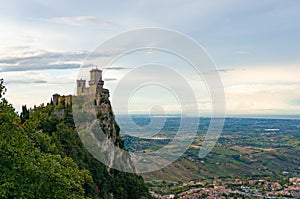 Ancient castle on the cliff