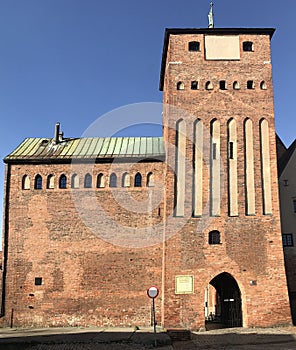 Ancient castle in Darlowo Poland