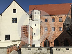Ancient castle in Darlowo Poland