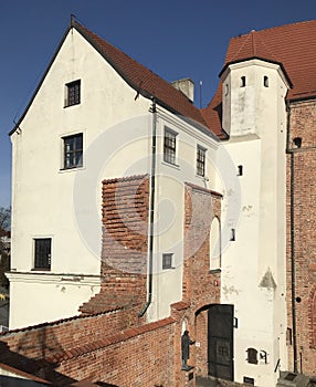 Ancient castle in Darlowo Poland