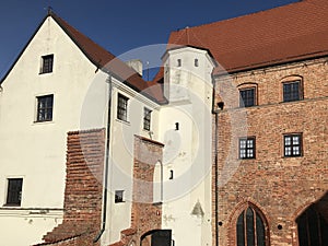 Ancient castle in Darlowo Poland