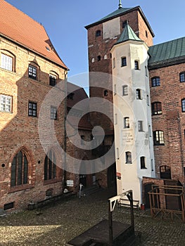 Ancient castle in Darlowo Poland