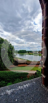 ancient castle Malbork. Poland