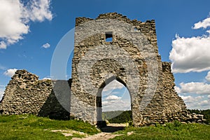 Ancient castle ruins XII century, Kremenets, Ternopil region, Ukraine