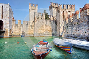 Ancient castle. Sirmione, Italy.