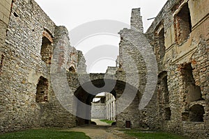 the ancient castle of the 17th century Kryzhtopor photo