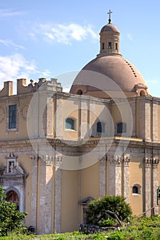 The ancient cathedral of Milazzo: detail photo