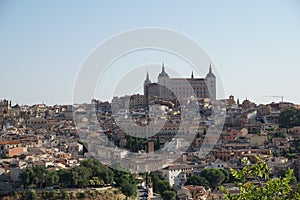 Ancient Cathedral on top of Toledo, Spain