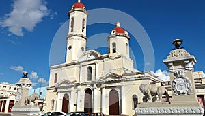 Ancient Catholic Cathedral in Cuba