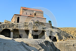 Ancient cave city Uplistsikhe on a summer day, Georgia