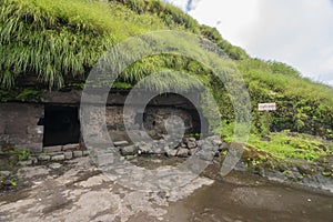 Ancient cave at  Lohagad Fort,Lonavala,Maharashtra,India