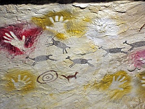 Ancient cave paintings