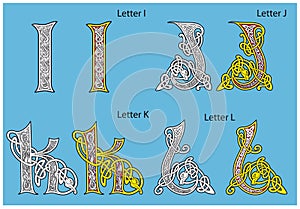 Ancient Celtic alphabet