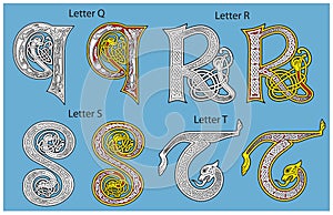 Ancient Celtic alphabet