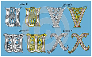 Ancient Celtic alphabet