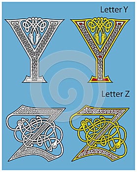 Ancient Celtic alphabet