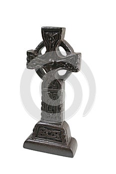 Ancient Celtic Cross Replica (Isolated)