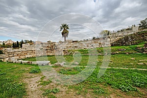 the ancient cemetery of Athens in Kerameikos Greece