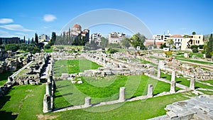 ancient cemetery in Athens Kerameikos Greece