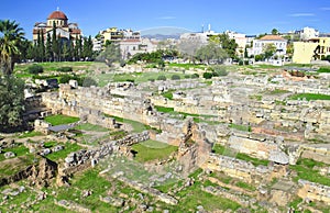 Ancient cemetery of Athens Kerameikos Greece