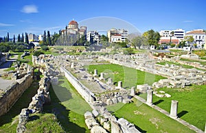 Ancient cemetery of Athens Kerameikos Greece