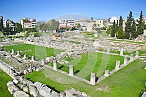 Ancient cemetery of Athens Kerameikos Greece