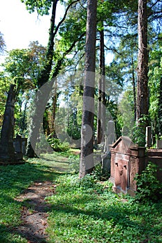 Ancient cemetery in Lviv
