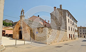 Ancient Chapel in the Croatian town of Bale