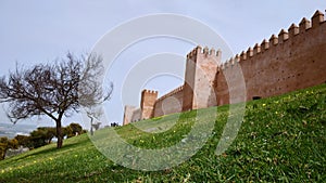 The ancient Chellah Castle, on the outskirts of Rabat (Morocco)
