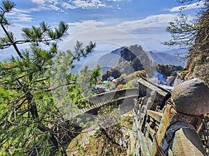 Ancient Chinese Architecture: Temple Architecture in Wudang Mountain,  Shiyan City photo