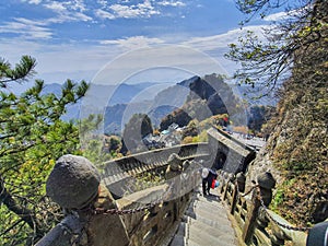 Ancient Chinese Architecture: Temple Architecture in Wudang Mountain,  Shiyan City photo