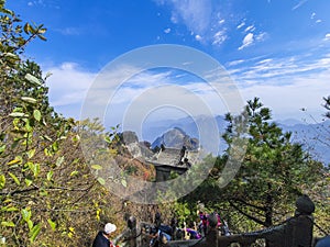 Ancient Chinese Architecture: Temple Architecture in Wudang Mountain,  Shiyan City photo