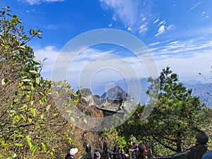Ancient Chinese Architecture: Temple Architecture in Wudang Mountain,  Shiyan City photo