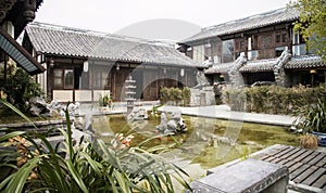 Ancient Chinese courtyard