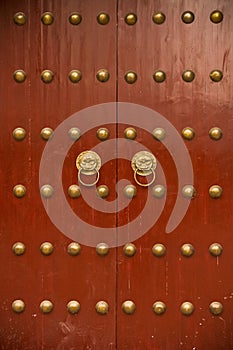 Ancient chinese door