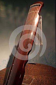 Ancient chinese music instrument guqin