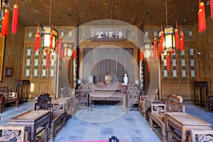 Ancient Chinese reception room