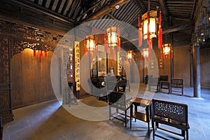 Ancient Chinese style reception room