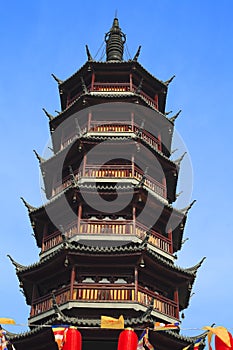 Ancient Chinese temple tower