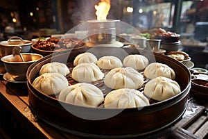Ancient Chinese towns culinary treasures mouthwatering, flavorful buns