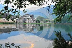 Ancient chinese village in south china, hongcun