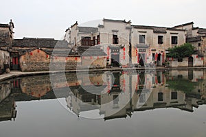 Ancient chinese village in south china, hongcun