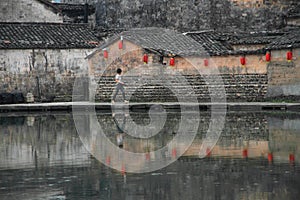 Ancient chinese village in south china, hongcun