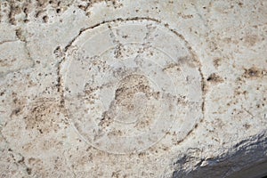 Ancient Christian Iota Symbol photo