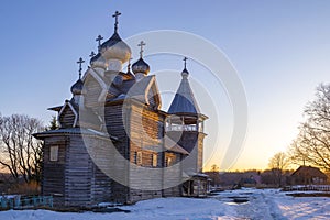 Ancient church of Dmitry Solunsky Myrrh-streaming. Shcheleyki